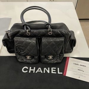 💕SOLD 💕 off posh Authentic Chanel cambon reporter bag